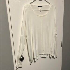 White Long Sleeve Top